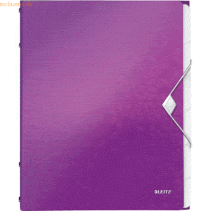 Leitz Ordnungsmappe Wow A4 6-teilig violett