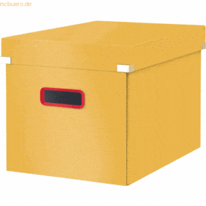 Leitz Aufbewahrungsbox Click & Store Cosy Cube groß Karton gelb