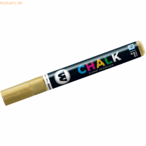 Molotow Windowmarker Pump Marker Chalk nachfüllbar 4mm metallic gold