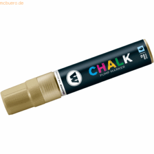 Molotow Windowmarker Chalk nachfüllbar 15mm metallic gold