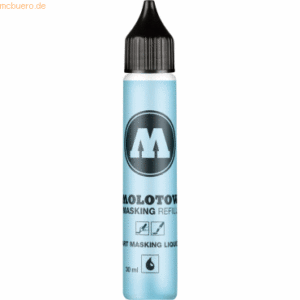 Molotow Nachfülltinte Masking Liquid Pump Marker 30ml hellblau