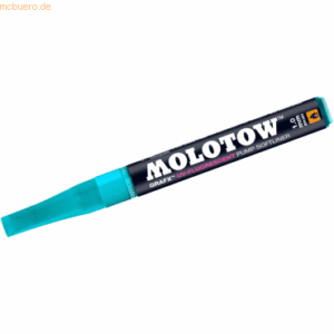 Molotow Pinselmarker Pump Softliner Grafx UV-Fluorescent 1mm blau