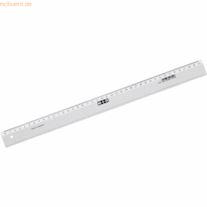 M+R Lineal schmal 40cm glasklar