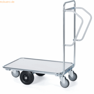 Helge Nyberg Stapelwagen Serie 200 1 Etage 125x62cm silber