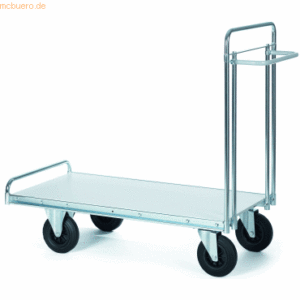 Helge Nyberg Stapelwagen Serie 400 Modell 54 1 Etage 80x52cm silber