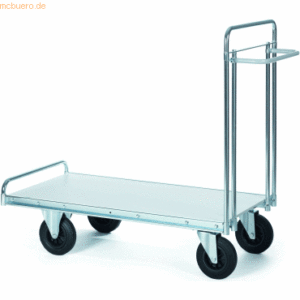 Helge Nyberg Stapelwagen Serie 400 Modell 54 1 Etage 120x70cm silber