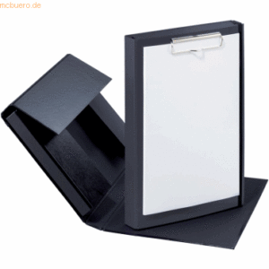 5 x Pagna Klemmbrett Duobox A4 34x24x5cm schwarz