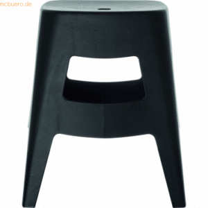 Paperflow Sitzhocker Bellini Höhe 46cm VE=5 Stück schwarz