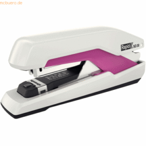 Rapid Heftgerät Supreme Omnipress SO30 Metall 30 Blatt weiß/pink