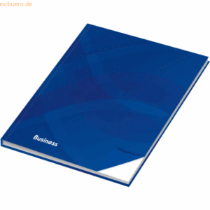 4 x RNK Notizbuch Business A5 blau dotted 96 Blatt