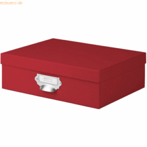 2 x S.O.H.O. Aufbewahrungsbox mit Griff rot