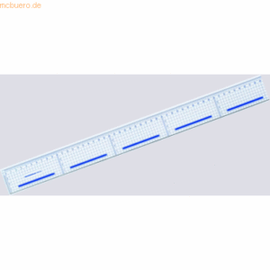 Rumold Zeichen- und Schneidelineal Kunststoff 100cm