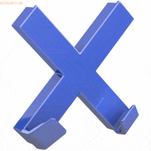 Dahle Magnet Mega Cross XL 95550 90x90mm blau