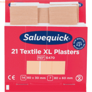 Söhngen Pflaster-Abschnitte Salvequick elastisch Refill 6770 VE=21 Stü