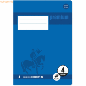 2 x Staufen Schulheft Premium A5 32 Blatt liniert