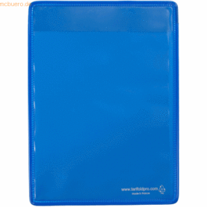 Tarifold Pro Kennzeichnungshülle A4 blau magnetisch PVC mit Haltedraht