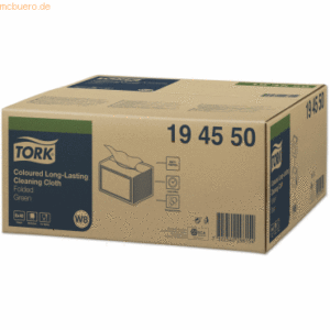 Tork Spezial-Reinigungstücher Premium 1-lagig 38x30cm grün VE=8x40 Tüc