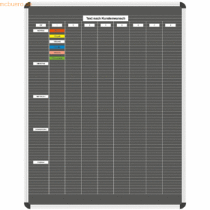 Ultradex Stecktafel Planrecord mit Leitlinien BxHxT 720x520x22mm schwa