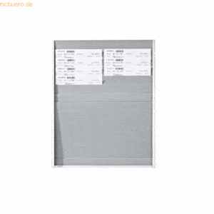 Ultradex Kartentafel für Formulare A5 hoch BxHxT 345x1050x39mm Sichtra