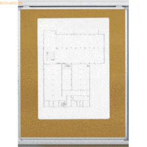 Ultradex Schiebetafel Pinntafel BxHxT 900x1200x22mm hellgrau