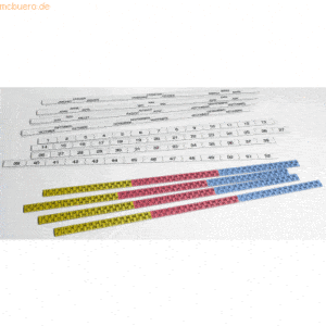 Ultradex Kalender-/Dateumstreifen 5 Tage-Woche Tagesspalte 5mm 2020