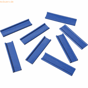 Ultradex Einsteckschiene magnetisch 60x15mm VE=8 Stück blau