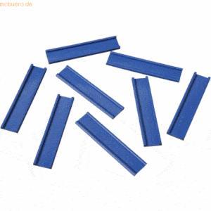 Ultradex Einsteckschiene magnetisch 70x14mm VE=8 Stück blau