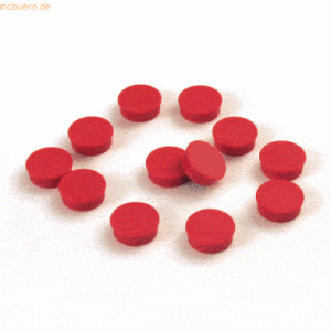 Ultradex Magnete rund 20mm VE=50 Stück rot