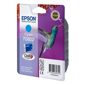 EPSON T0802 cyan Tintenpatrone