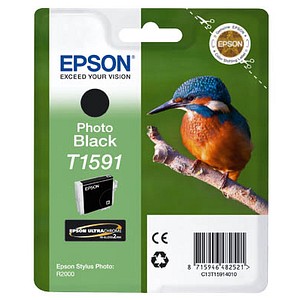 EPSON T1591 Foto schwarz Tintenpatrone