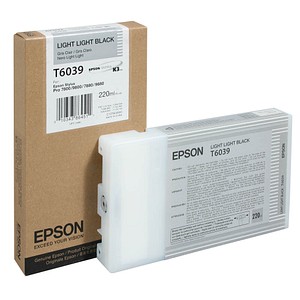 EPSON T6039 light light schwarz Tintenpatrone