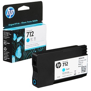 HP 712 cyan (3ED67A) Tintenpatrone