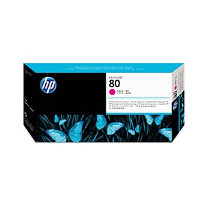 HP 80 magenta (C4822A) Druckkopf und Druckkopfreiniger