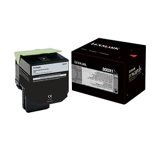 Lexmark 80C0X10 schwarz Toner