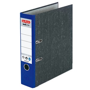 herlitz maX.file nature Ordner blau marmoriert Karton 8