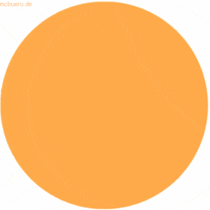 25 x Ludwig Bähr Leuchtkarton Kreise 380g/qm 12cm leuchtorange