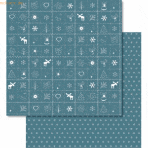 Ludwig Bähr Scrapbook Paper Country Christmas 12x12 Zoll VE=5 Blatt pe