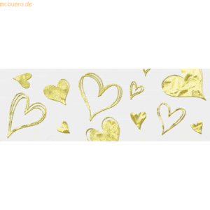 Ludwig Bähr Transparentpapier Golden style 115g/qm A4 VE=25 Blatt Herz