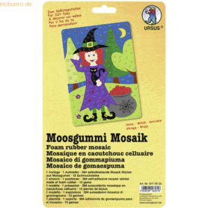 Ludwig Bähr Moosgummi Mosaik 'Hexe'