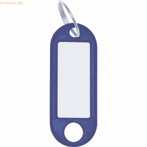 Wedo Schlüsselanhänger mit Ring 18mm blau