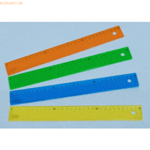 20 x Wedo Lineal Ice 30cm farbig sortiert