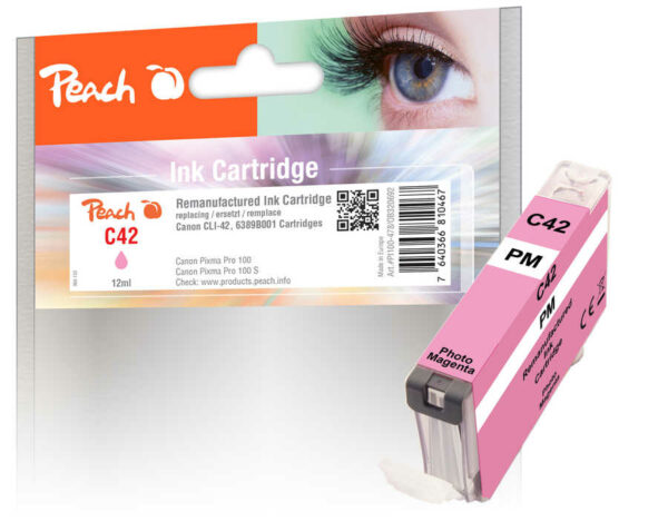 Peach C42PM Druckerpatrone mali ersetzt Canon CLI-42PM