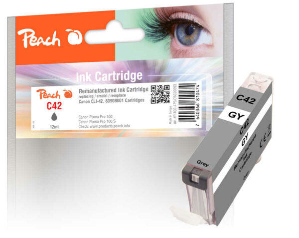 Peach C42GY Druckerpatrone gy ersetzt Canon CLI-42GY