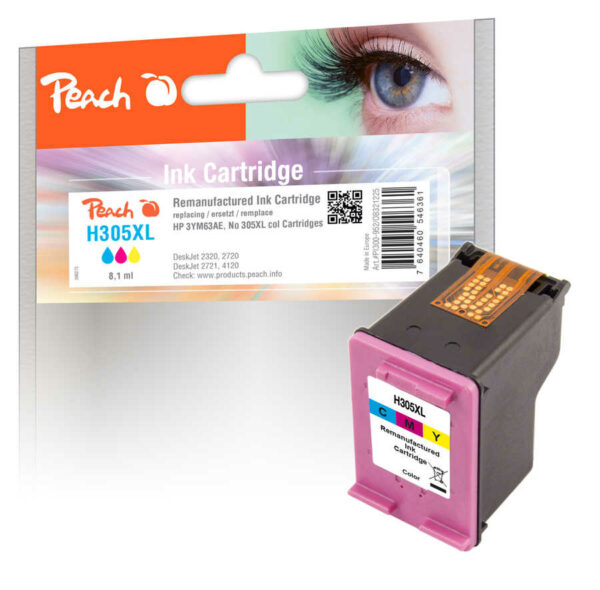 Peach H305XLC Druckkopf XL col ersetzt HP No. 305XL C