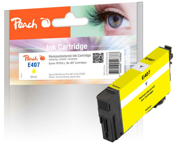 Peach E407Y Druckerpatrone ye ersetzt Epson No. 407Y