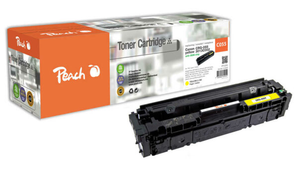 Peach H055y Tonermodul ye ersetzt Canon CRG-055 y